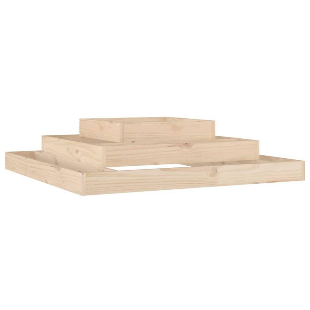 VIDAXL Jardiniere 110x110x27 cm Bois massif de pin