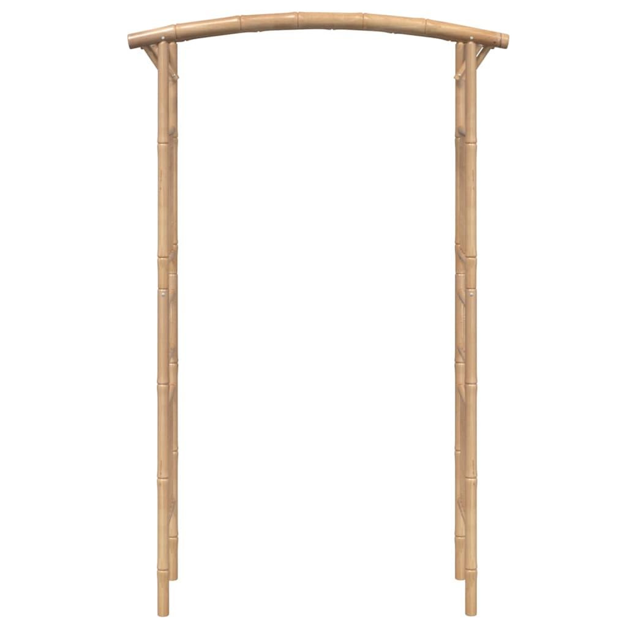 Voir la diapositive 4 : VIDAXL Arche pour rosiers Bambou 118x40x187 cm