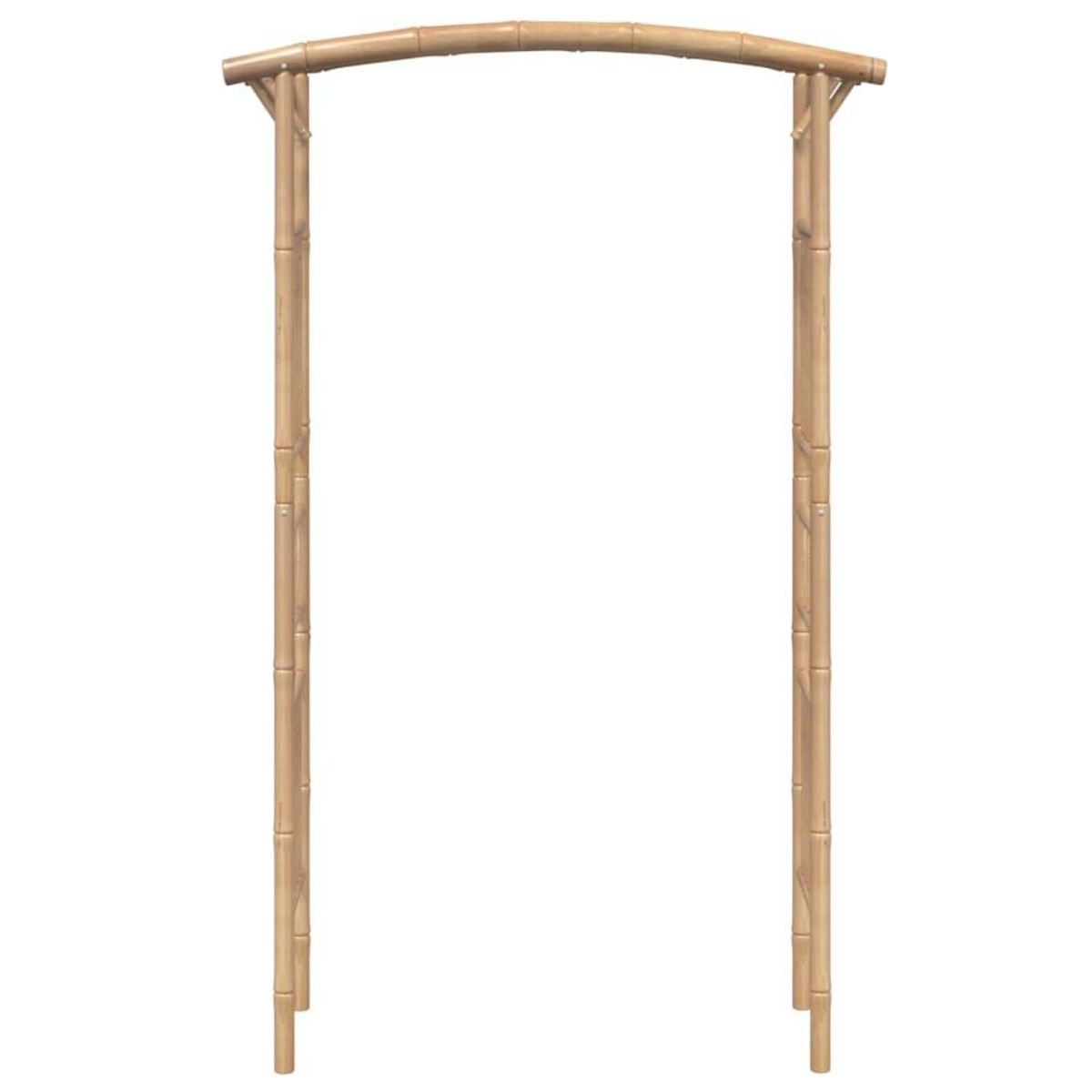 VIDAXL Arche pour rosiers Bambou 118x40x187 cm