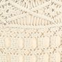 Voir la diapositive 4 : VIDAXL Pouf fait a la main en macrame 45x30 cm Coton