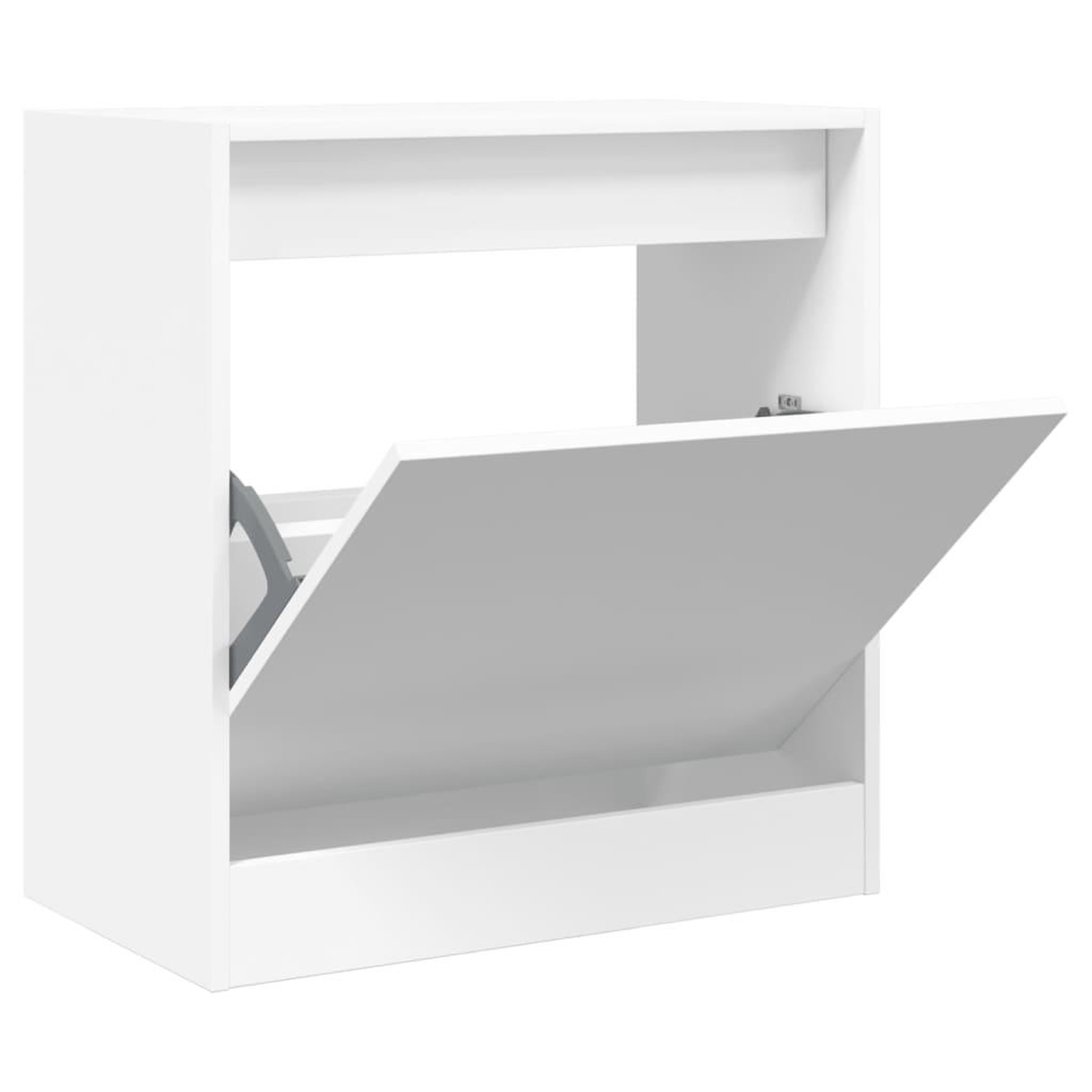 Voir la diapositive 2 : VIDAXL Armoire a chaussures blanc 60x34x63,5 cm bois d'ingenierie