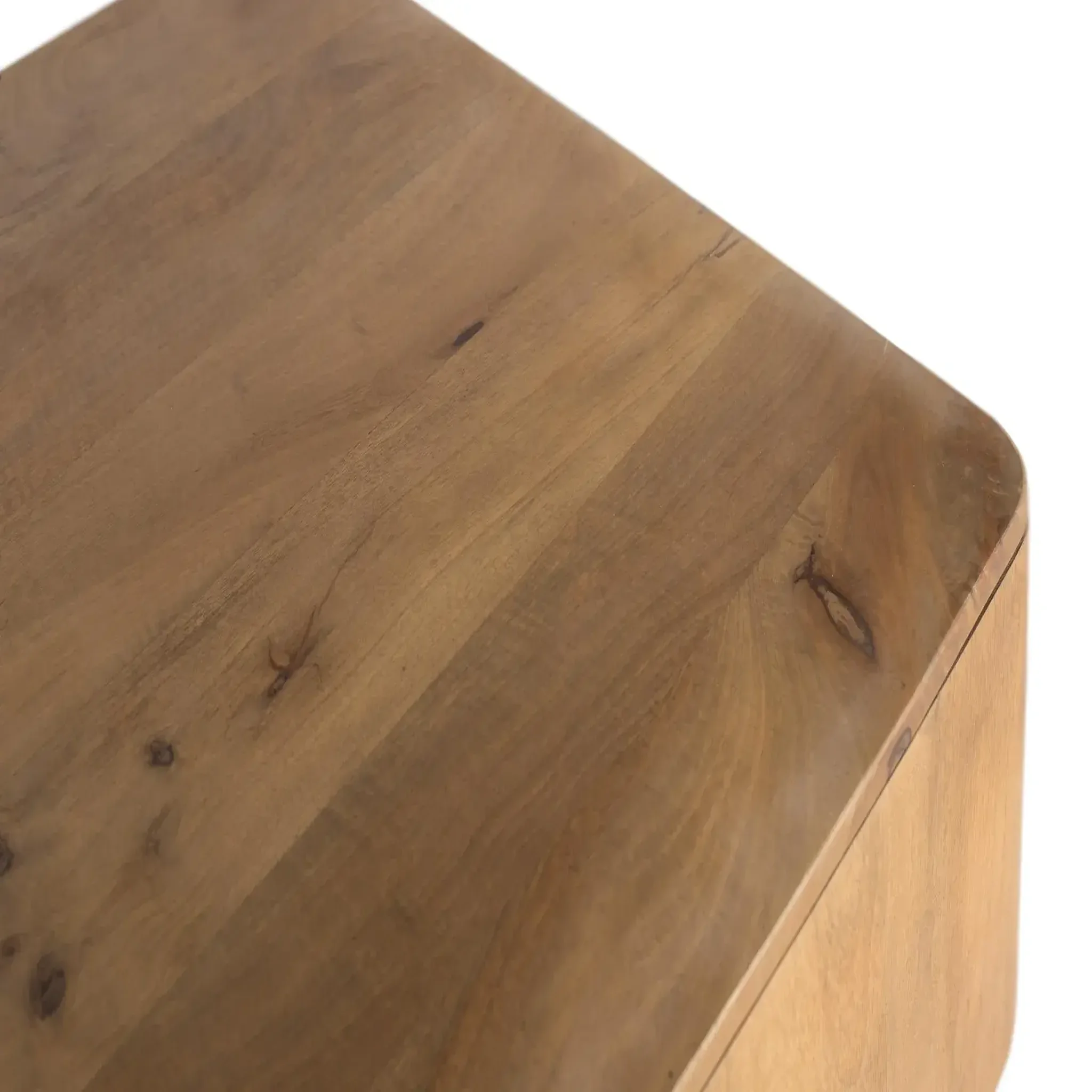 Voir la diapositive 4 : GINER Y COLOMER SL Table basse en bois de manguier 120 cm style rustique moderne