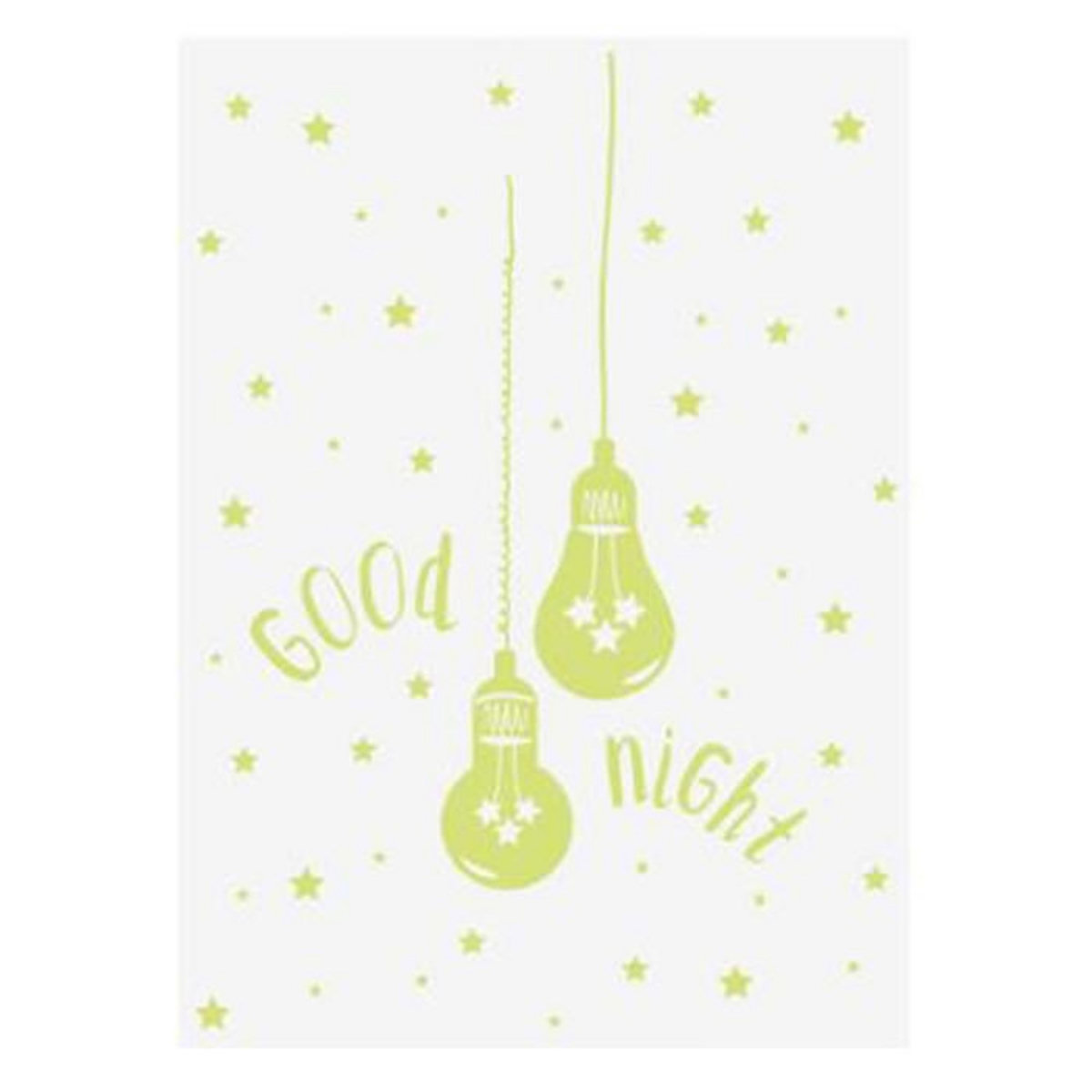 Stick'n Look Sticker Kids Phosphorescent  Ampoule   50x70cm Vert