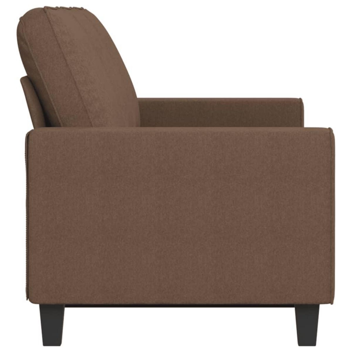 VIDAXL Canape a 3 places Marron 180 cm Tissu