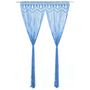 Voir la diapositive 1 : VIDAXL Rideau en macrame Bleu 140x240 cm Coton