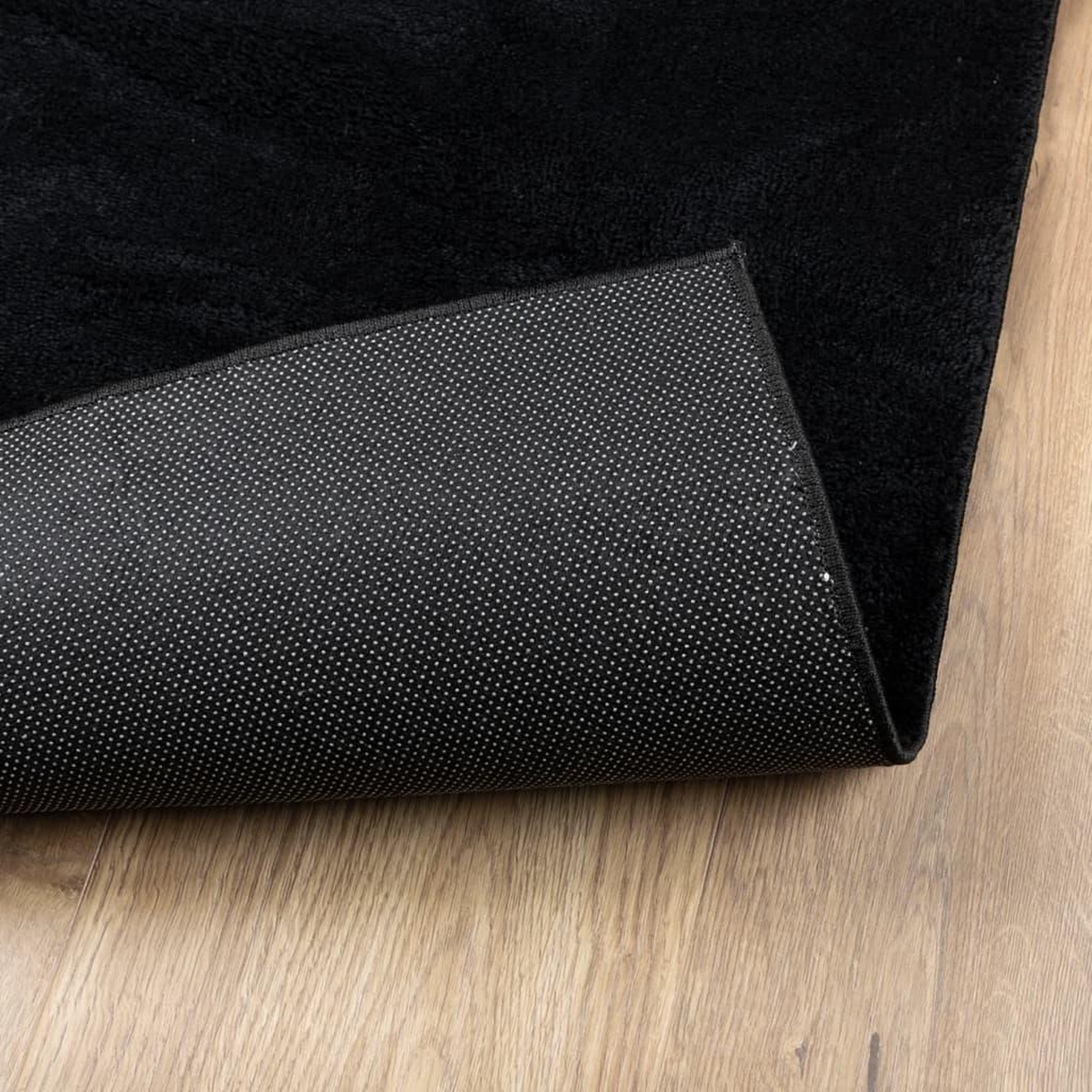 Voir la diapositive 5 : VIDAXL Tapis OVIEDO a poils courts noir 140x200 cm
