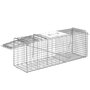 Voir la diapositive 4 : OUTSUNNY Piège de capture pliable pour petits animaux type lapin rat - 2 portes, poignée - dim. 81L x 26l x 34H cm - acier