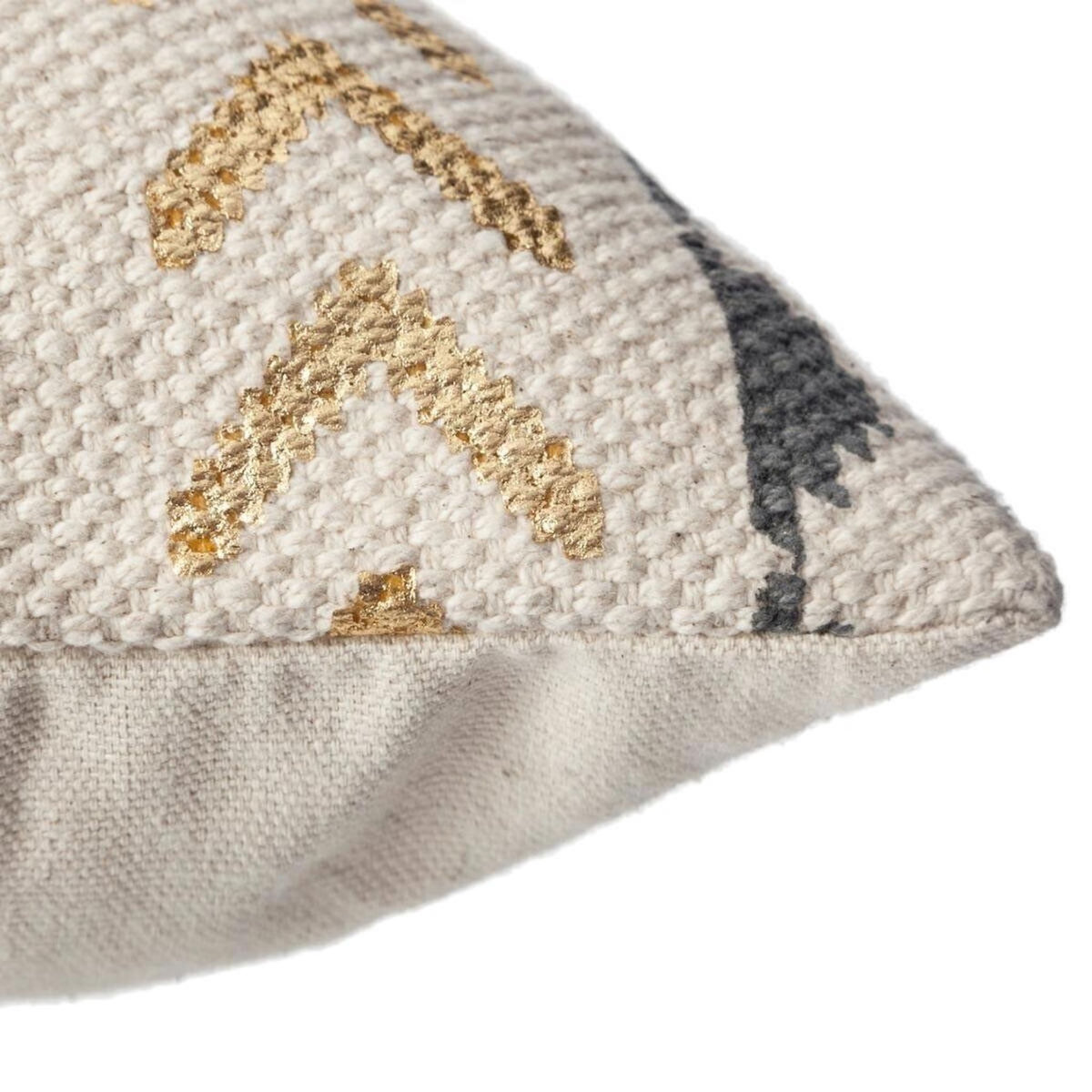 ATMOSPHERA Housse de Coussin  Etnik Gold  40x40cm Gris