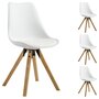 Voir la diapositive 1 : IDIMEX Lot de 4 chaises scandinaves TYSON, en synthétique