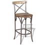 Voir la diapositive 3 : VIDAXL Tabouret de bar Bois de recuperation massif
