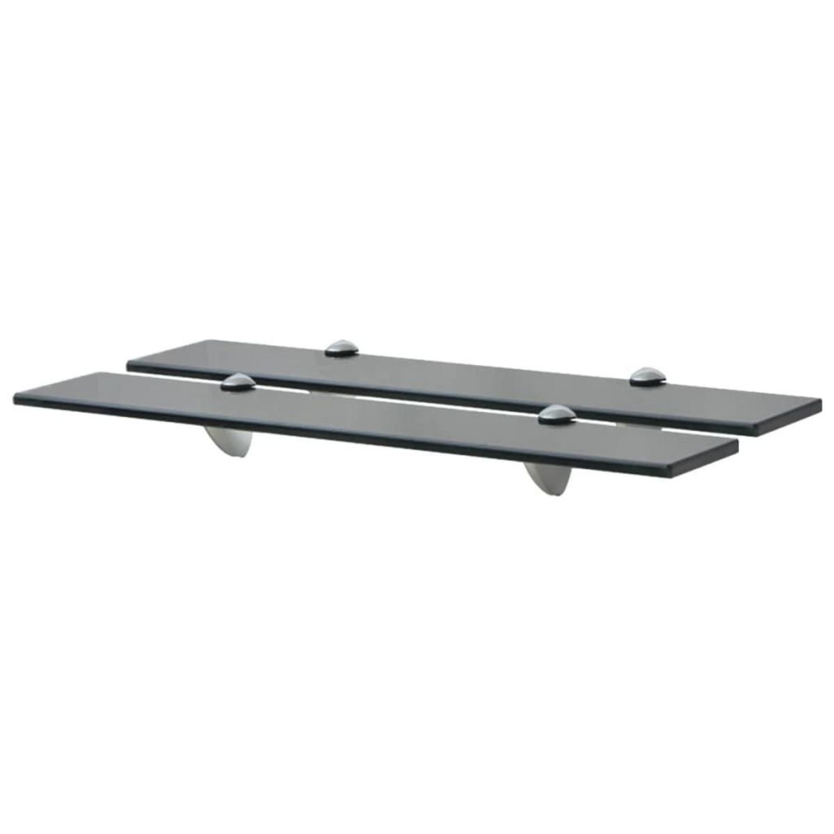VIDAXL Etageres murales 2 pcs Verre 60x20 cm 8 mm