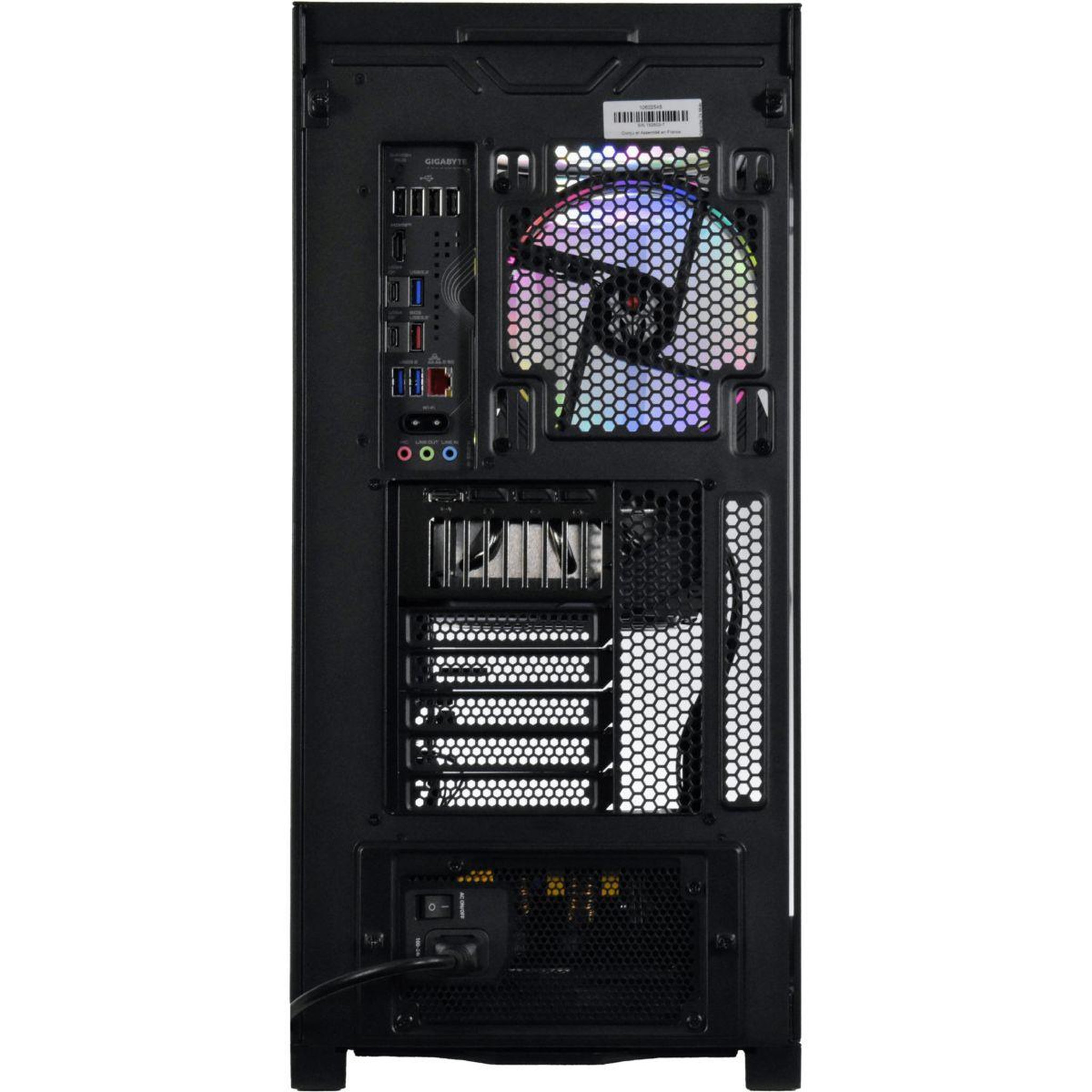 Voir la diapositive 4 : MRED PC Gamer AMD Ryzen 7 9800X3D – NVIDIA GeForce RTX 5090 – 64 Go RAM DDR5 – SSD 2 To
