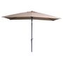 Voir la diapositive 3 : GIvex Parasol droit - Taupe - 2x3m - TILT