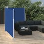 VIDAXL Auvent lateral retractable Bleu 140 x 600 cm