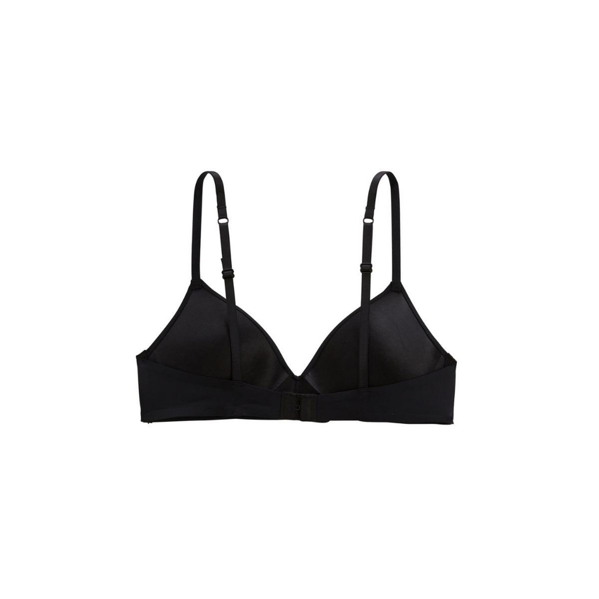 Petit Béguin Soutien-gorge triangle à coques sans armatures noir Veliana