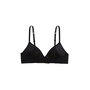 Voir la diapositive 2 : Petit Béguin Soutien-gorge triangle à coques sans armatures noir Veliana