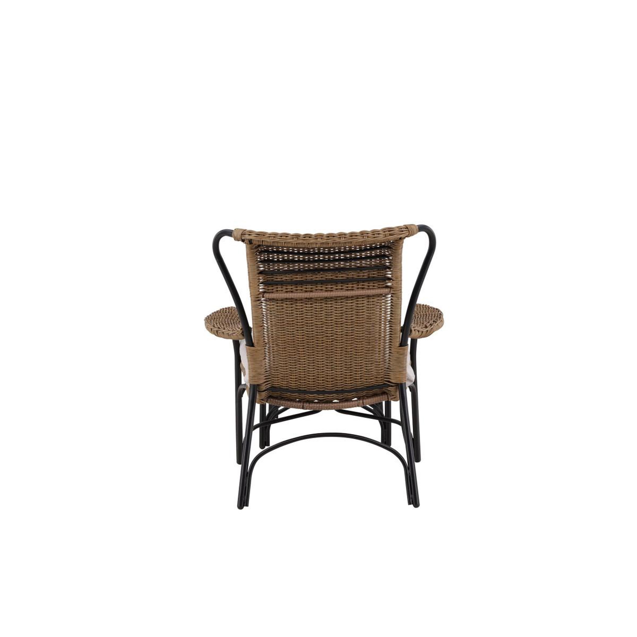 Voir la diapositive 6 : Paris Prix Fauteuil de jardin  loreto  98cm naturel & noir