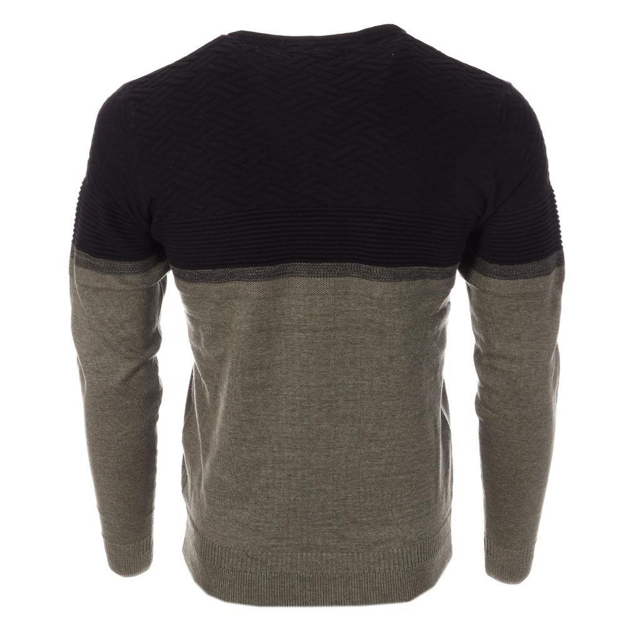 Voir la diapositive 2 : RMS 26 Pull Noir/Gris Homme  RMS26 61008