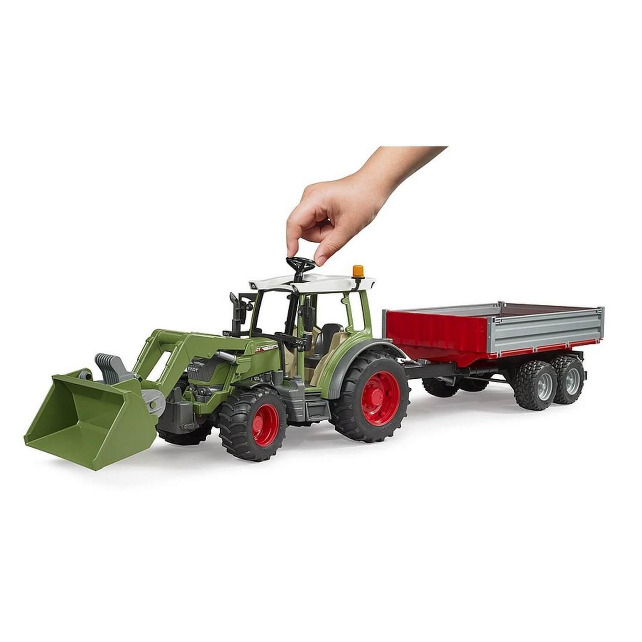 Voir la diapositive 4 : Bruder Tracteur Bruder Fendt Vario 211 vert