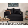 Voir la diapositive 1 : LISA DESIGN Serena - canapé droit déhoussable 2 places en tissu