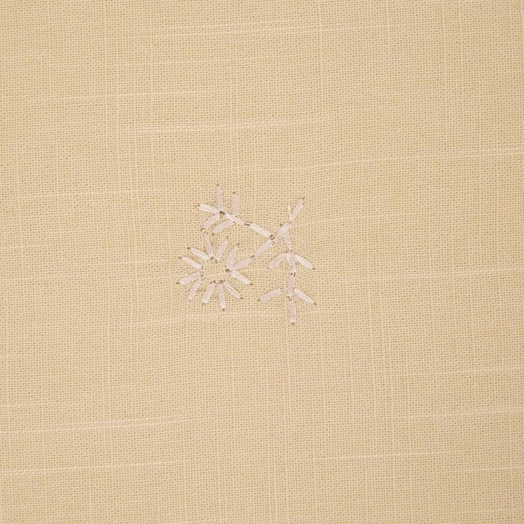 Voir la diapositive 2 : ATMOSPHERA Nappe brodé en coton  joy  150x250cm beige