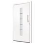 Voir la diapositive 3 : VIDAXL Porte d'entree Aluminium et PVC Blanc 100x200 cm