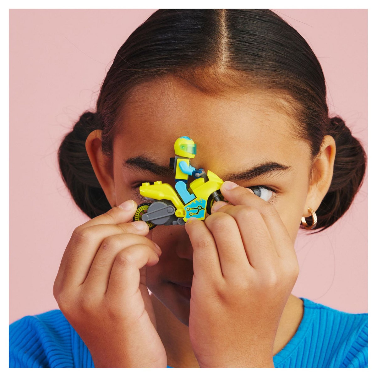 LEGO City 60358 La cyber moto de de cascade, Jouet Véhicule pour Effectuer des Sauts et des Figures, Jeu pour Garçons et Filles 5 Ans