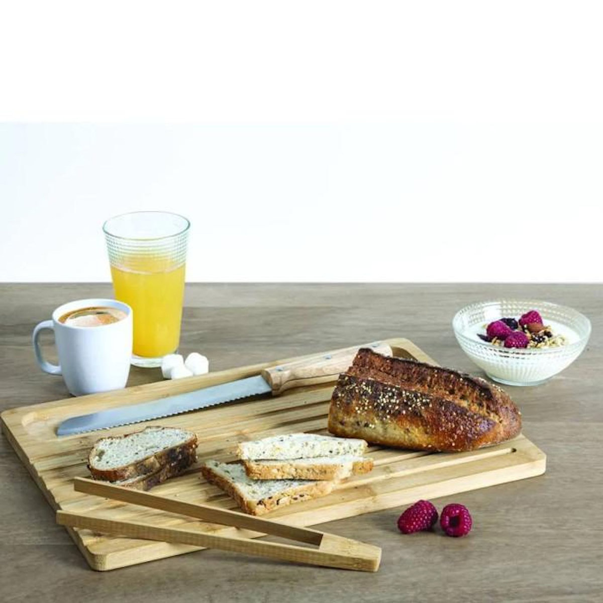 FIVE Planche à Découper Pain  Bambou  40cm Naturel