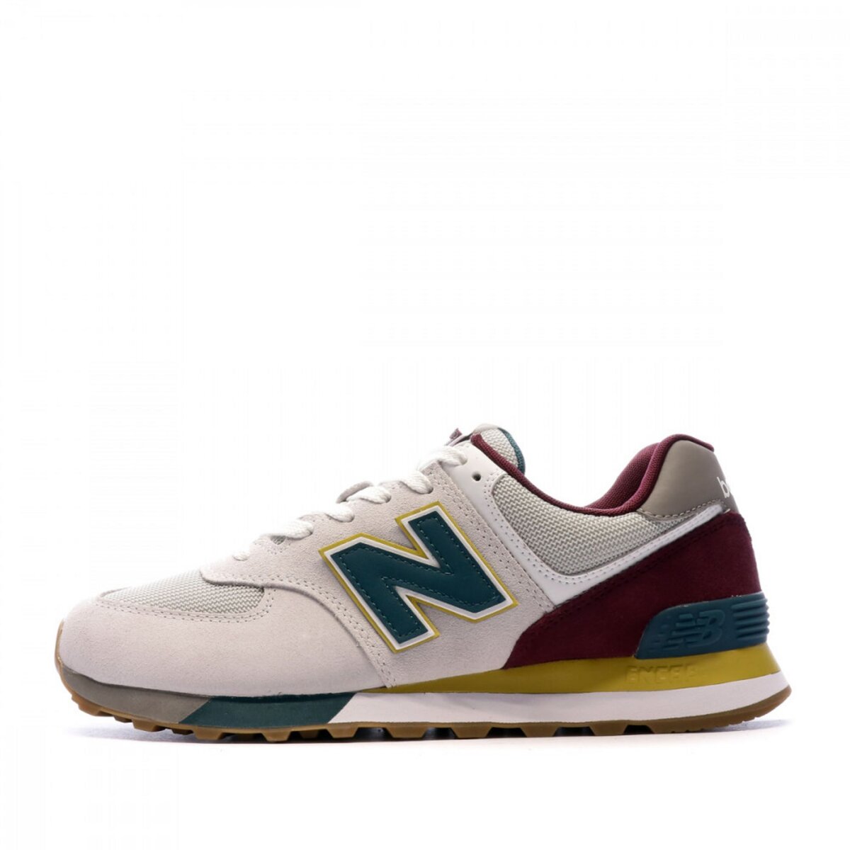 New balance ml574 bordeaux hot sale gris