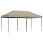 Voir la diapositive 5 : VIDAXL Tente de reception pliable escamotable taupe 580x292x315 cm