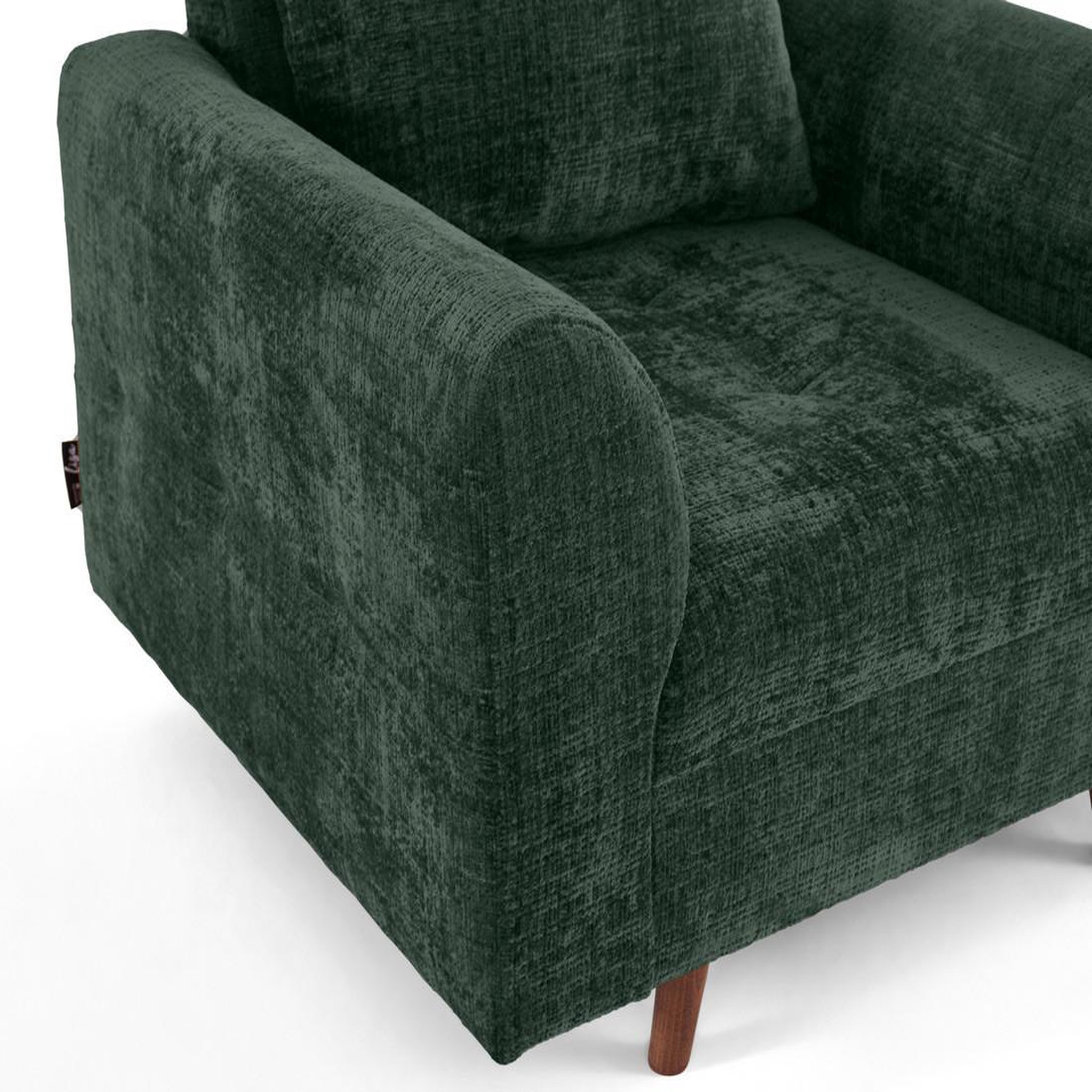 Voir la diapositive 5 : LISA DESIGN Rune - fauteuil en velours texturé