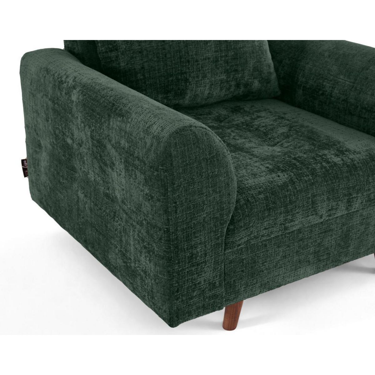 LISA DESIGN Rune - fauteuil en velours texturé