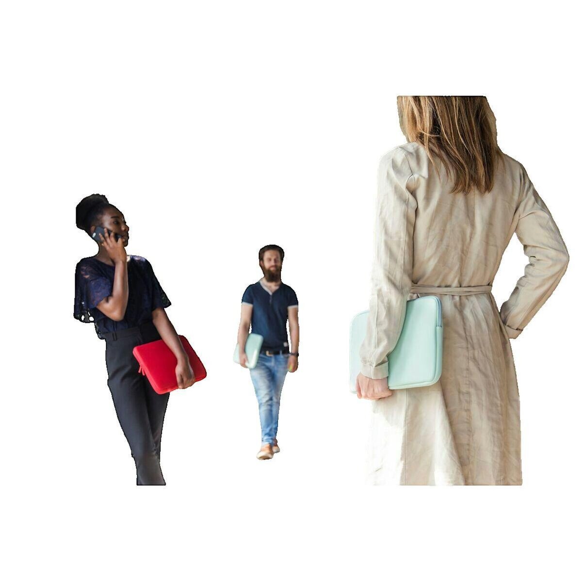 RIVACASE Housse ordinateur Rivacase 5133 Gris mémoire de forme