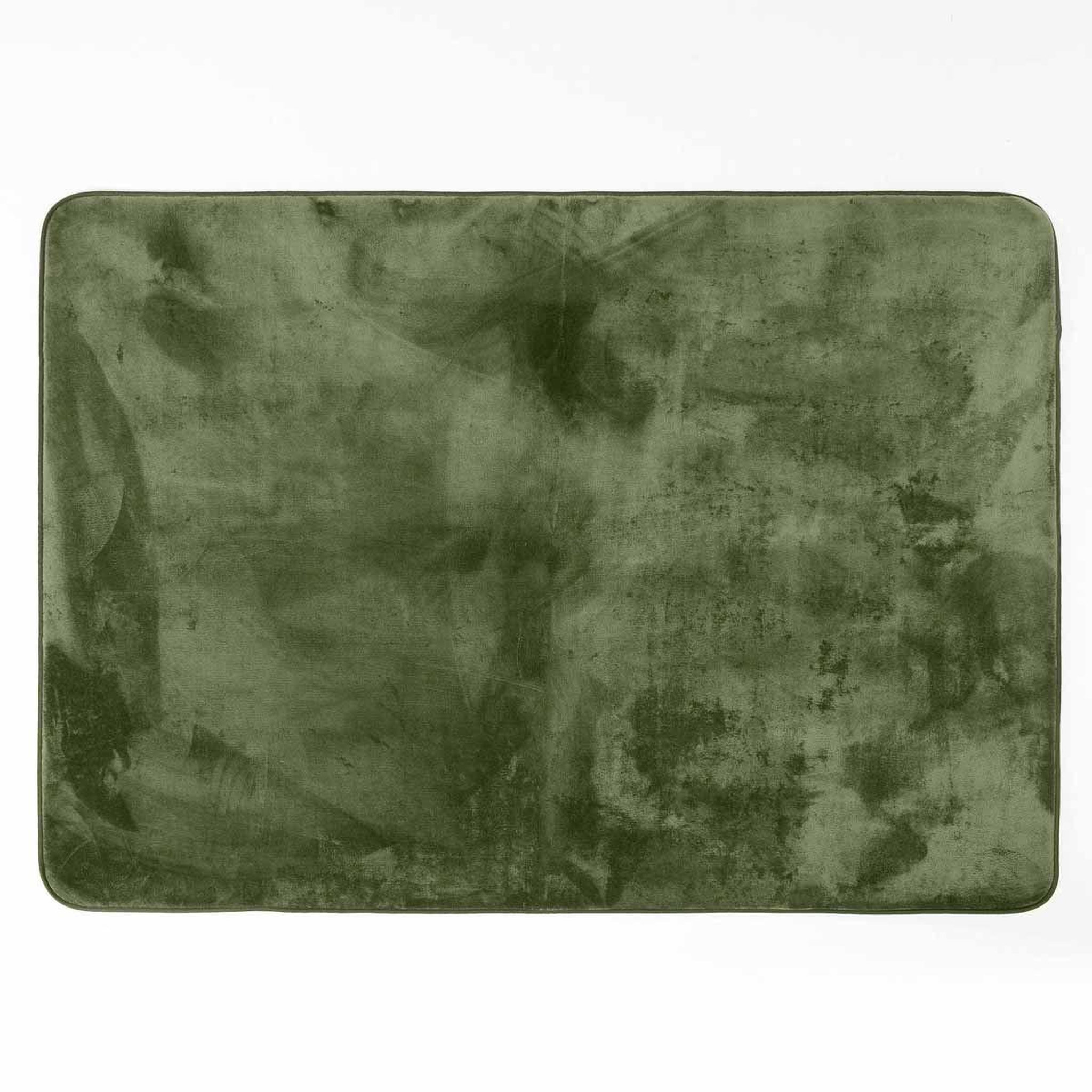 Voir la diapositive 3 : Douceur d'Intérieur Tapis uni en flanelle  flanou  120x170cm kaki