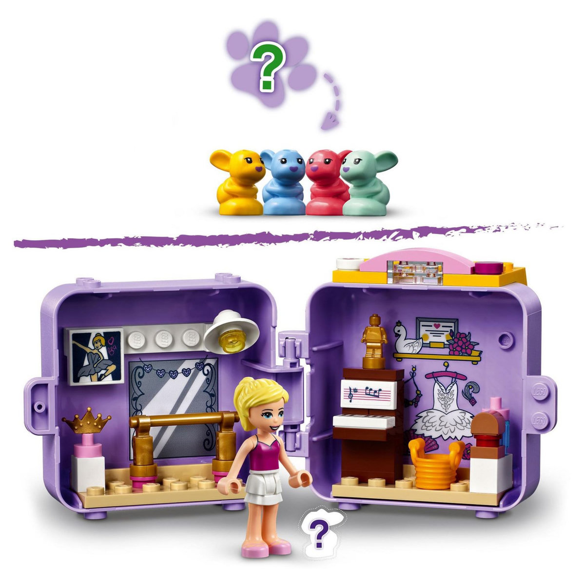 LEGO Friends 41670 - Le cube de danse de Stéphanie &ndash; Série 5 dès 6 ans