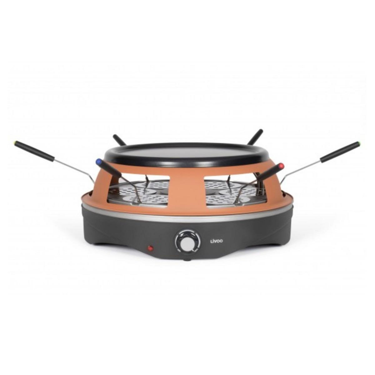 LIVOO Mini four à pizza 1200w marron - DOC304