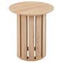 Voir la diapositive 2 : Paris Prix Lot de 2 Tables Basses Rondes  Luisa  80cm Chêne clair