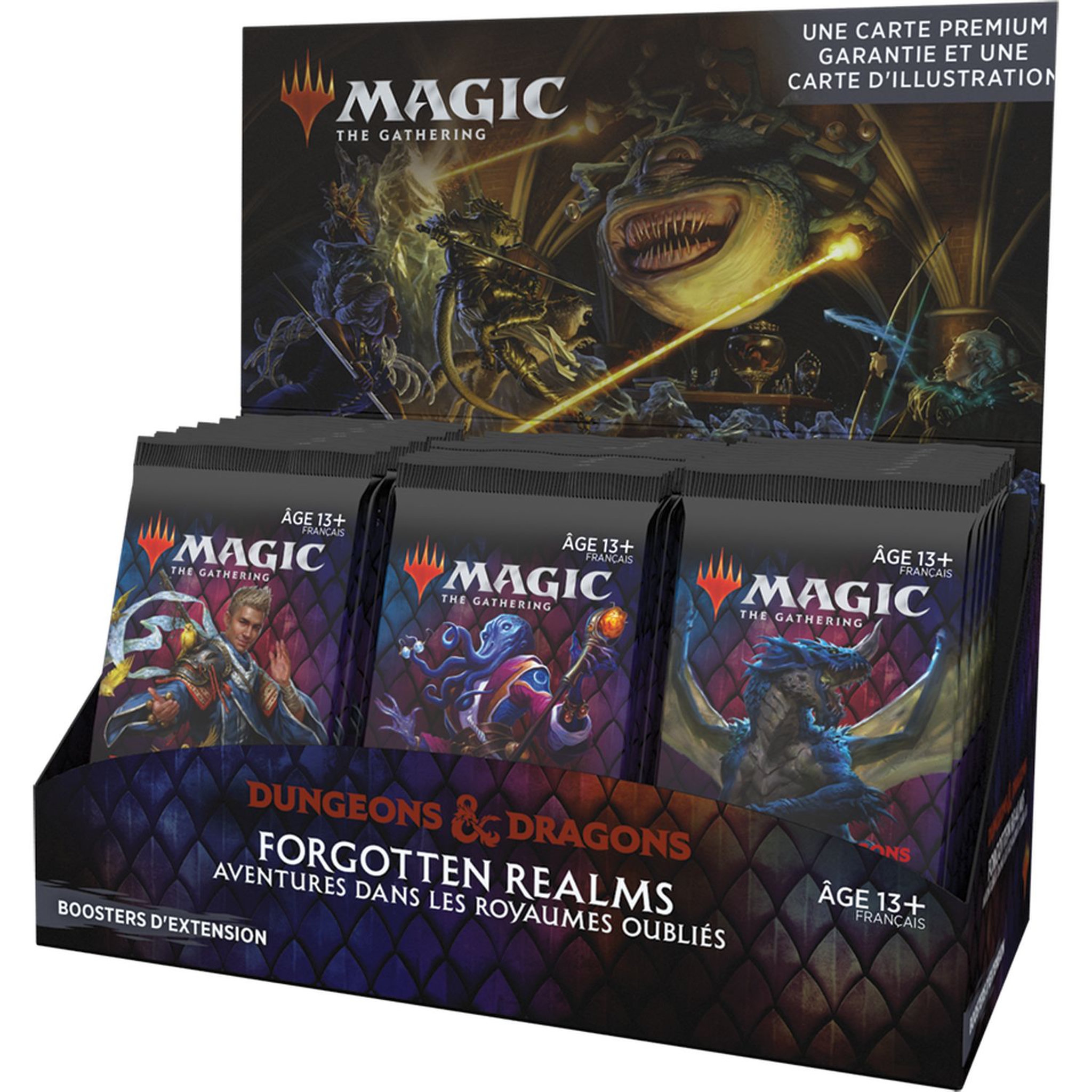 ASMODEE Royaumes oubliés - Dongeons et dragons - Booster d'extension de 12 cartes