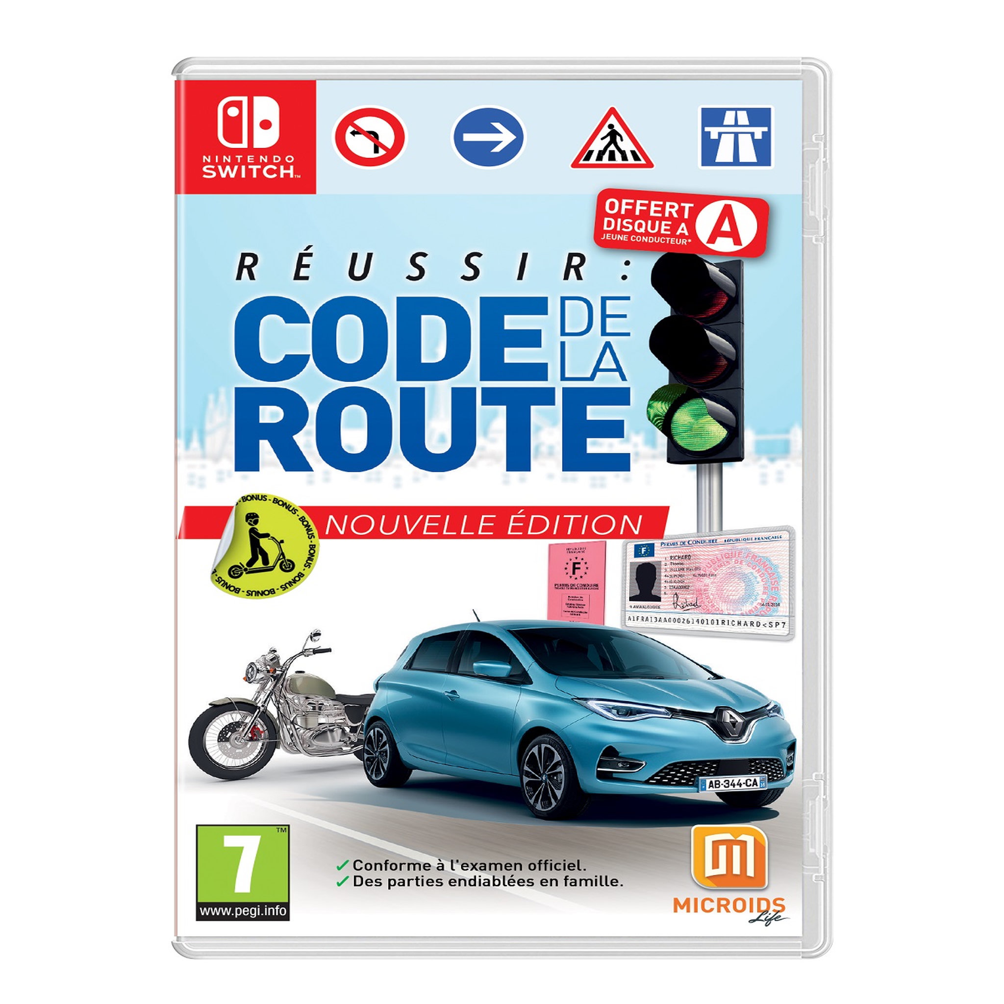 Voir la diapositive 1 : REUSSIR : CODE DE LA ROUTE - Nouvelle édition Nintendo Switch