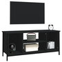 Voir la diapositive 4 : VIDAXL Meuble TV noir 102x35x45 cm bois d'ingenierie