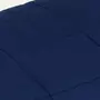 VIDAXL Couverture lestee Bleu 220x240 cm 11 kg Tissu