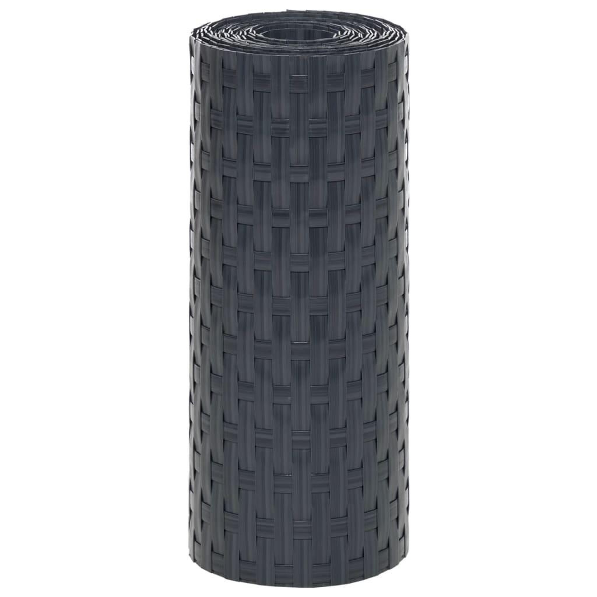 Voir la diapositive 4 : VIDAXL Paravents de balcon 10 pcs anthracite 255x19 cm resine tressee