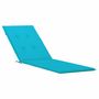 Voir la diapositive 2 : VIDAXL Coussin de chaise longue turquoise tissu oxford