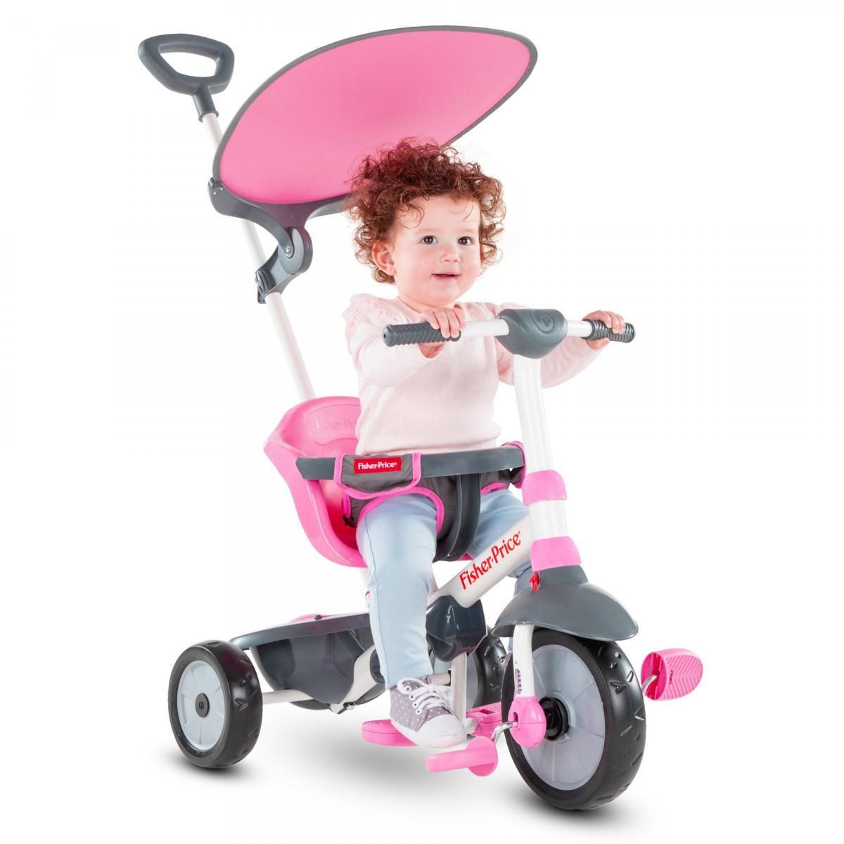SMARTRIKE Tricycle Fisher Price  3 en 1 Charm Rose