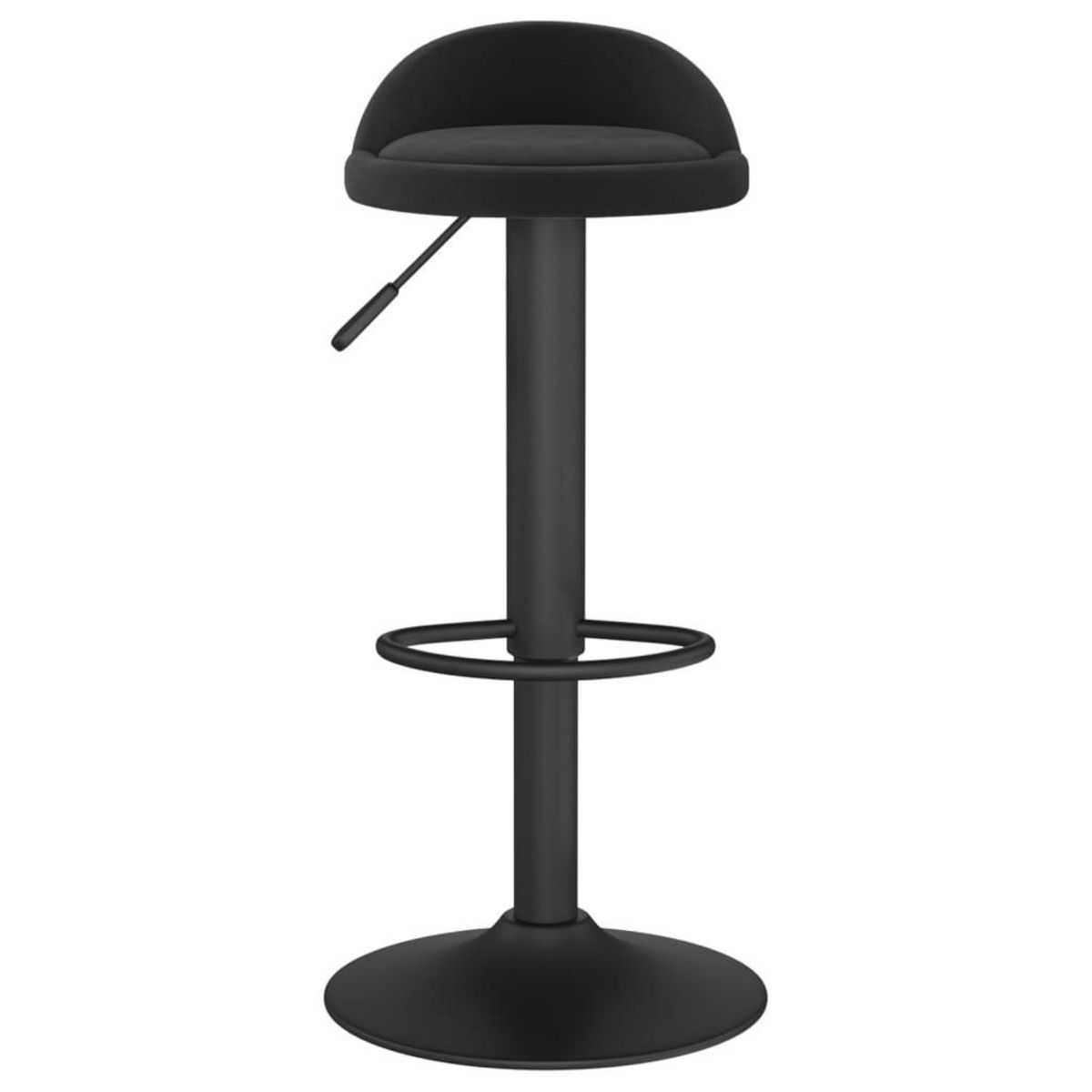 VIDAXL Tabouret de bar Noir Velours