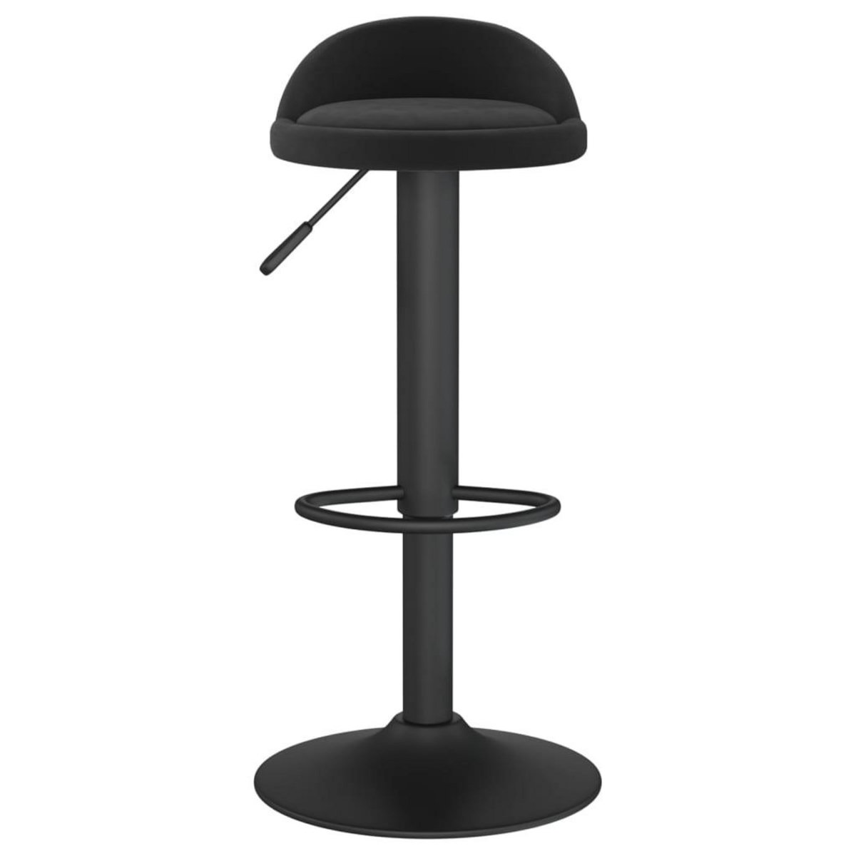VIDAXL Tabouret de bar Noir Velours