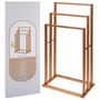 Voir la diapositive 2 : Bathroom Solutions Bathroom Solutions Porte-serviette Bambou avec 3 barres