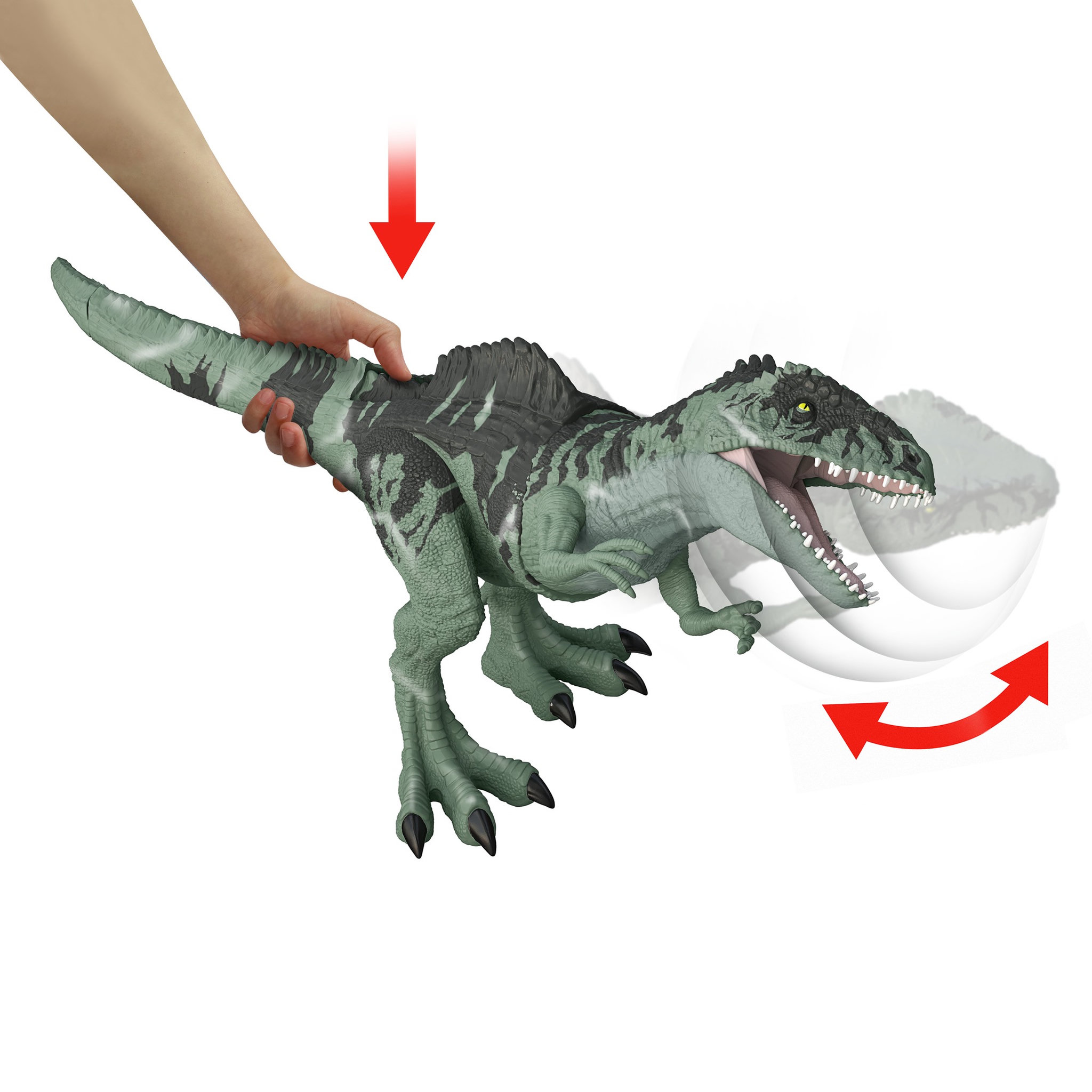 Voir la diapositive 4 : JURASSIC WORLD Giganotosaurus attaque suprême Jurassic World  
