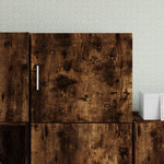 VIDAXL Armoire murale chene fume 45x42,5x40 cm bois d'ingenierie