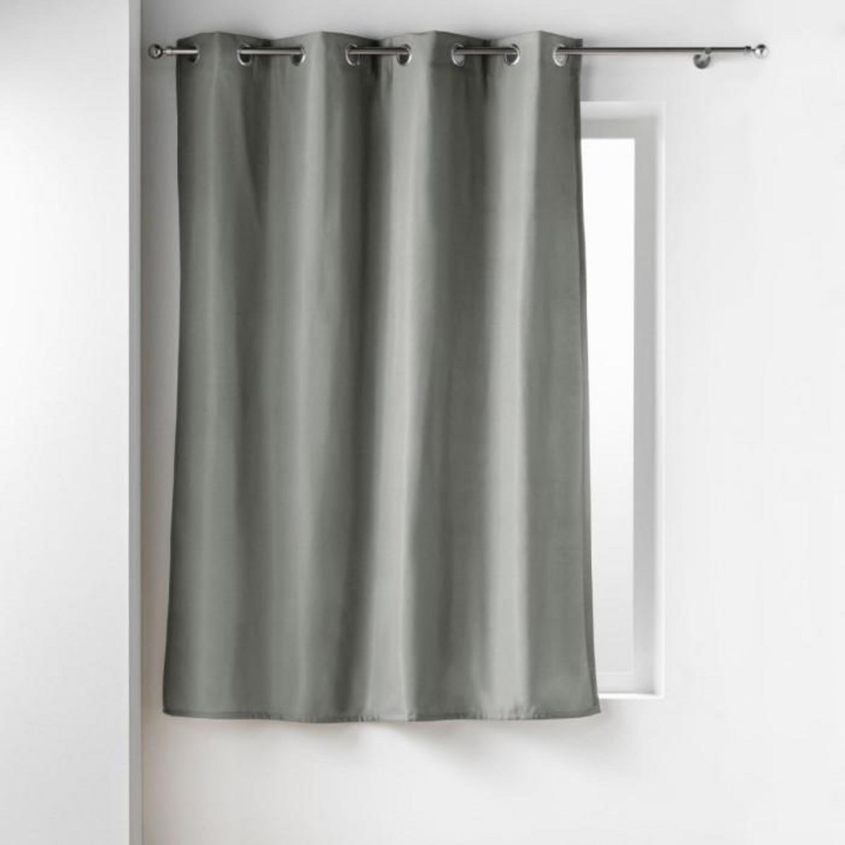 Paris Prix Rideau Isolant Thermique  Micropolar  135x180cm Gris